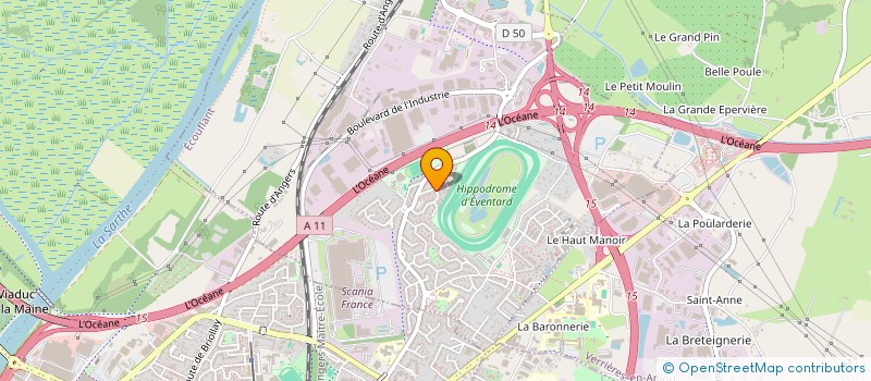 localisation de l'entreprise LA CONFRERIE DE L'OUEST  ECOUFLANT