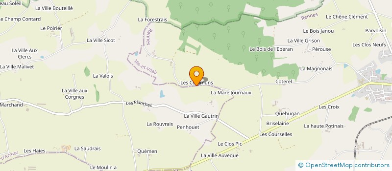 localisation de l'entreprise LA CONFRERIE DE LA CORNEILLE  MEDREAC