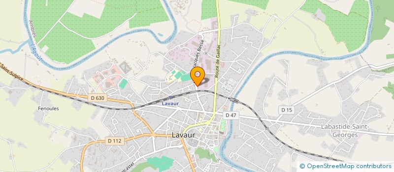 localisation de l'entreprise LA CONFRERIE DES BROCANTEURS ET DES CREATEURS ARTISTIQUES à LAVAUR