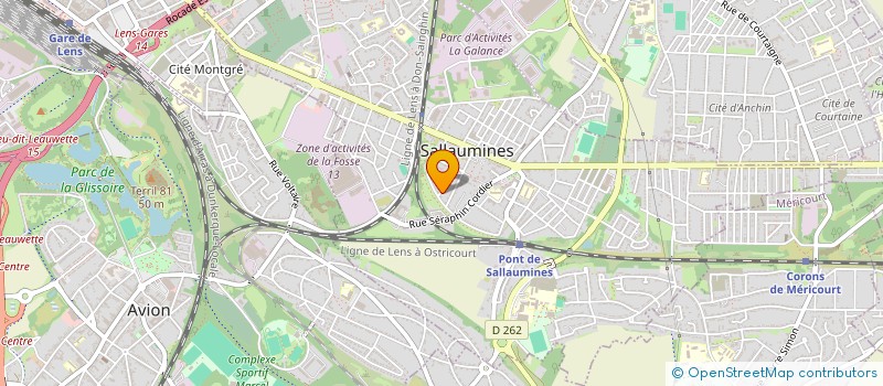 localisation de l'entreprise LA CONFRERIE DES GEEKS  SALLAUMINES