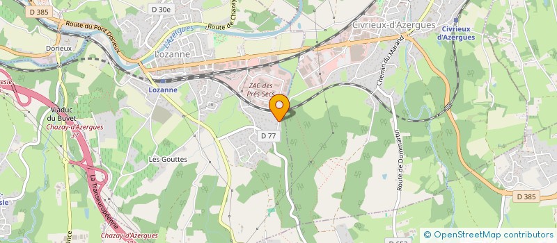 localisation de l'entreprise LA CONFRERIE DES MALEMOULEUX  LOZANNE