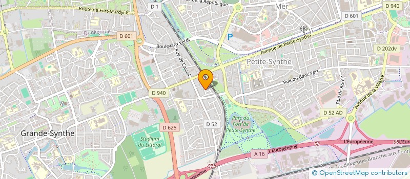 localisation de l'entreprise LA CONFRERIE DES TAMBOURS MAJORS DU CARNAVAL DE DUNKERQUE à DUNKERQUE