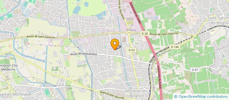 localisation de l'entreprise LA CONFRERIE DS AMIS LOUCHIERS  MORIERES-LES-AVIGNON