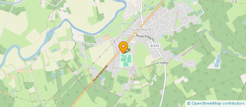 localisation de l'entreprise LA CONFRERIE GUECELARDAISE  GUECELARD