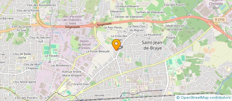 localisation de l'entreprise LA CONFRERIE SAINT LOUP à ORLEANS