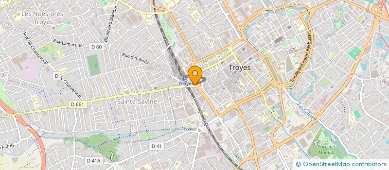 localisation de l'entreprise LA CONGIERGERIE JOYA à TROYES
