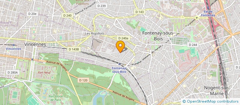 localisation de l'entreprise LA CONNEC'SON à FONTENAY-SOUS-BOIS