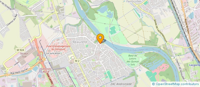 localisation de l'entreprise LA CONNECTEAM  BEAUZELLE