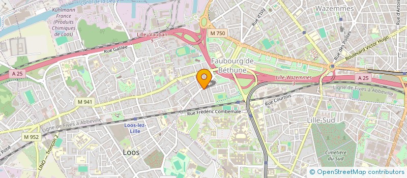 localisation de l'entreprise LA CONQUE à LILLE