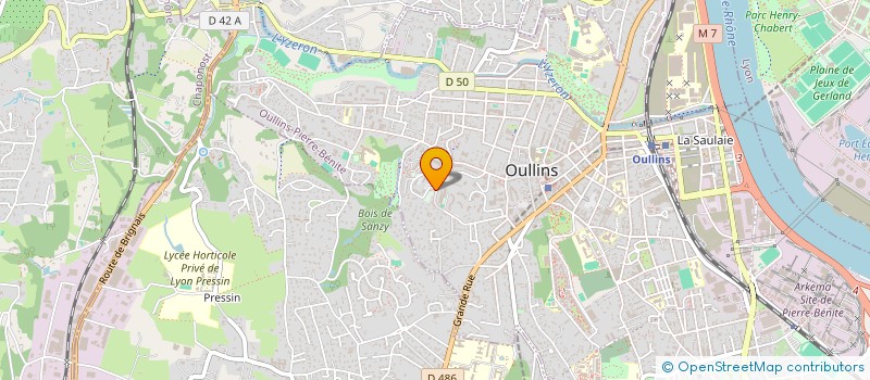 localisation de l'entreprise LA CONQUETE DE L'EST (CDE) à OULLINS-PIERRE-BENITE