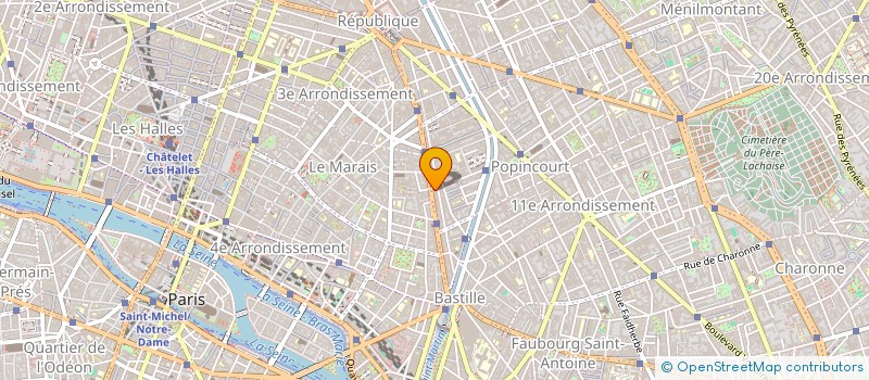 localisation de l'entreprise LA CONQUETE DES OCEANS  PARIS