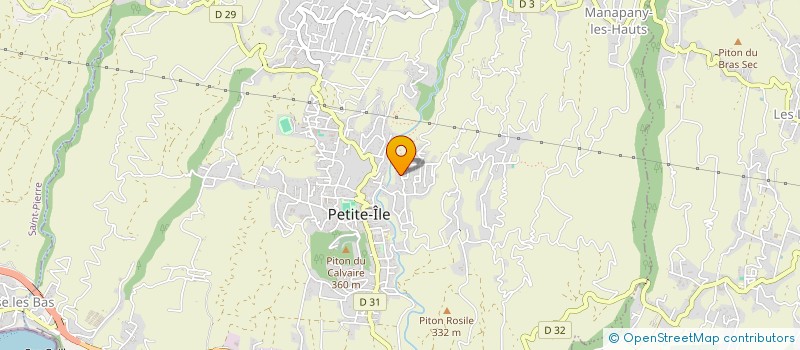 localisation de l'entreprise LA CONSERVERIE DE BOURBON  PETITE-ILE