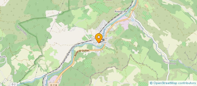 localisation de l'entreprise LA CONSERVERIE DES CHAPELIERS à ESPERAZA