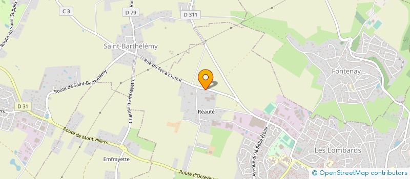 localisation de l'entreprise LA CONSERVERIE DU FER A CHEVAL  MONTIVILLIERS