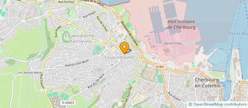 localisation de l'entreprise LA CONSIGNE à CHERBOURG-EN-COTENTIN