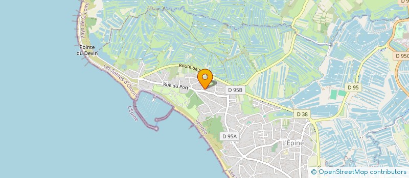 localisation de l'entreprise LA CONSTELLATION  L'EPINE