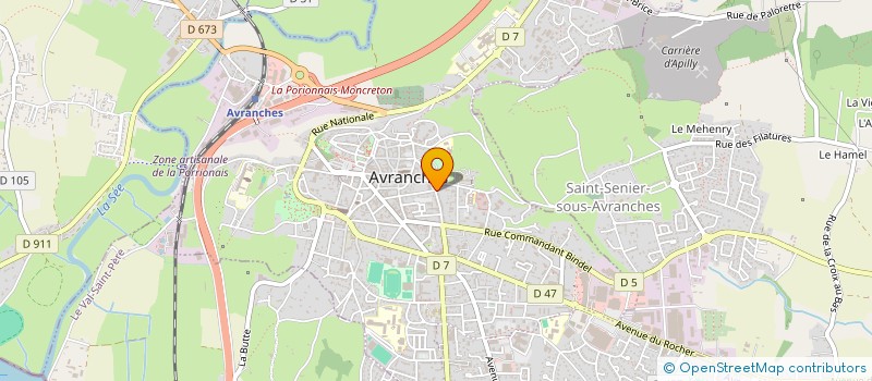 localisation de l'entreprise LA CONSTIT  AVRANCHES