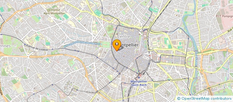 localisation de l'entreprise LA CONSTRUCTION 34 à MONTPELLIER