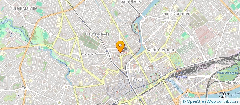 localisation de l'entreprise LA CONSTRUCTION IMMOBILIERE FAMILIALE DE NANTES à NANTES