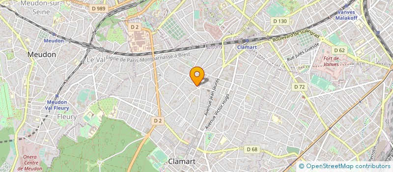 localisation de l'entreprise LA CONSTRUCTION NOUVELLE à CLAMART