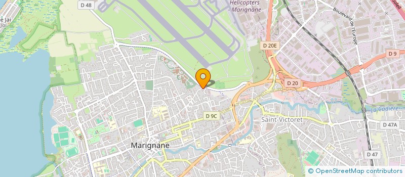 localisation de l'entreprise LA CONSTRUCTION PACA à MARIGNANE