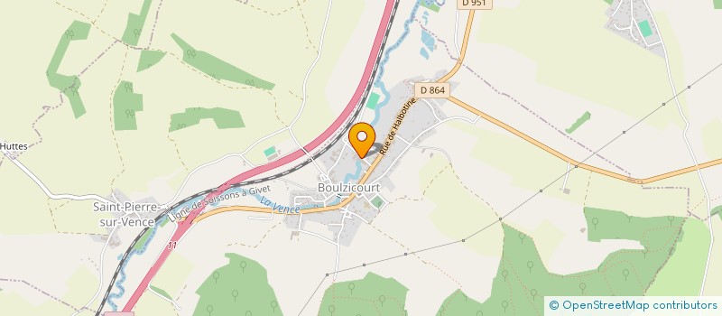 localisation de l'entreprise LA CONSTRUCTION RATIONNELLE ACCELEREE à BOULZICOURT