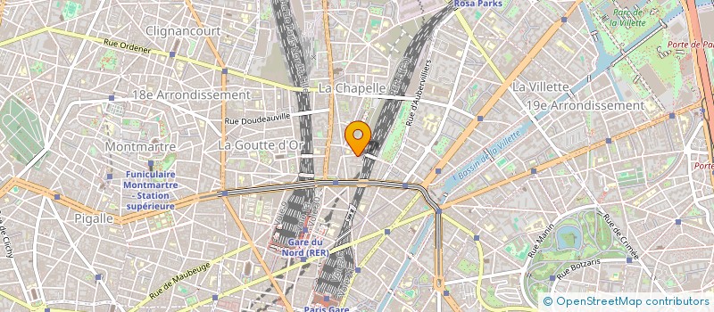 localisation de l'entreprise LA CONSTRUCTION URBAINE  PARIS