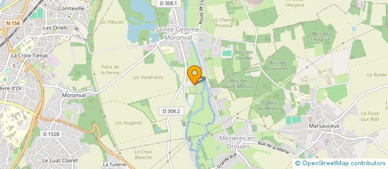 localisation de l'entreprise LA CONSTRUCTIVE à SAINTE-GEMME-MORONVAL