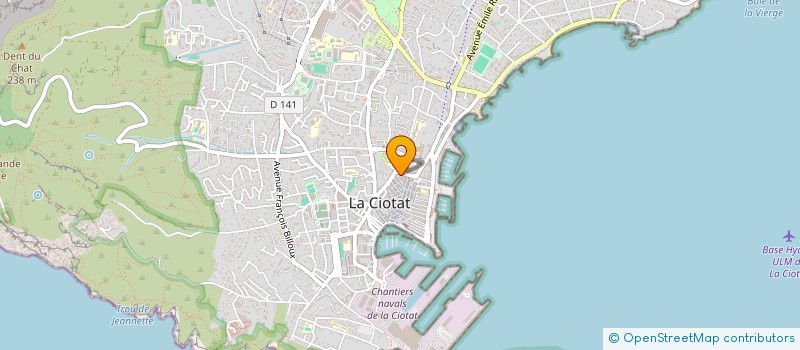 localisation de l'entreprise LA CONTAGION DU COEUR  LA CIOTAT