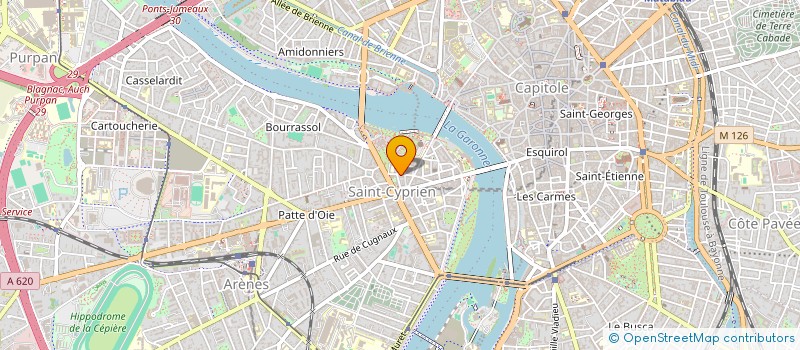 localisation de l'entreprise LA CONTRE-CAVE à TOULOUSE