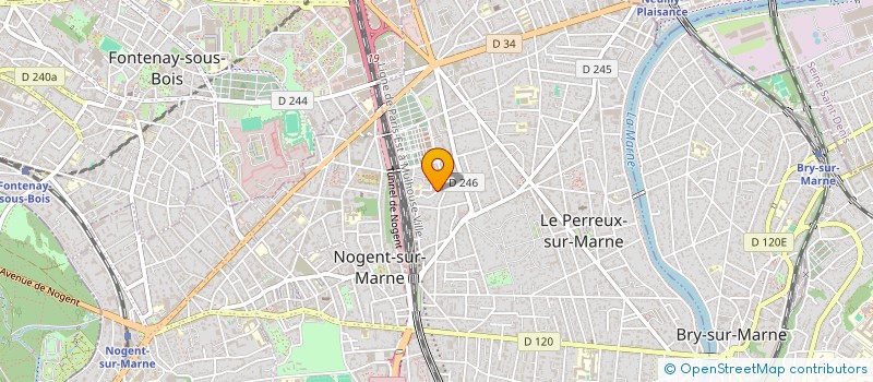 localisation de l'entreprise LA CONTREE DES REVES  LE PERREUX-SUR-MARNE