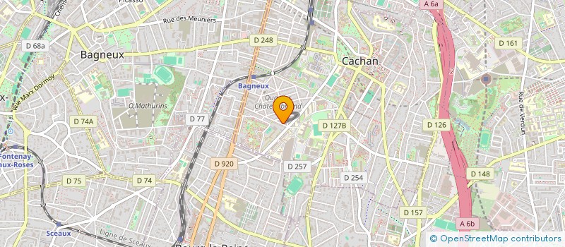 localisation de l'entreprise LA CONVERGENTE  CACHAN