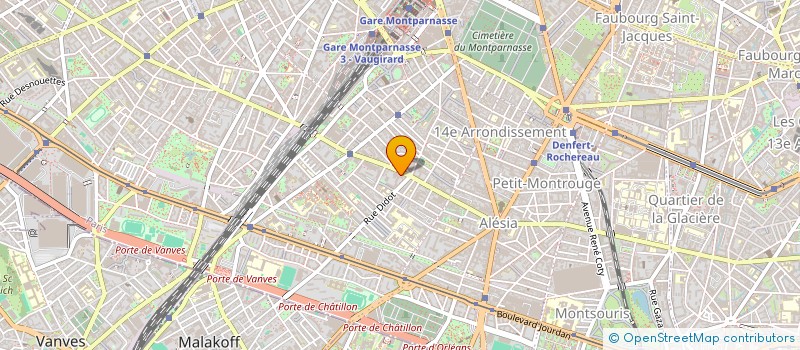localisation de l'entreprise LA COOL DOUCHE à PARIS