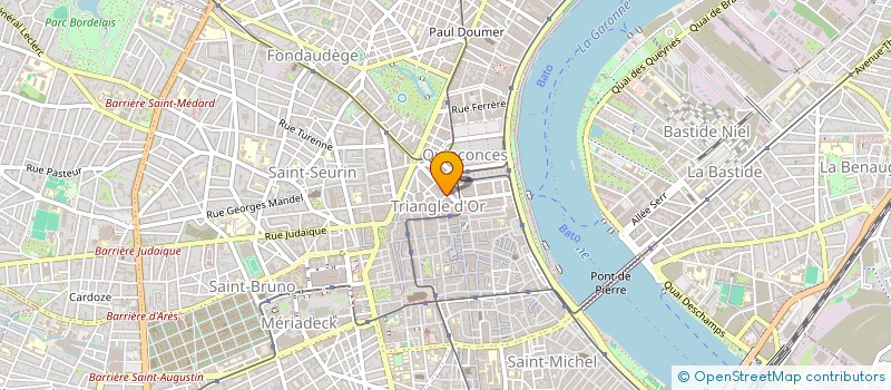 localisation de l'entreprise LA COOP  BORDEAUX