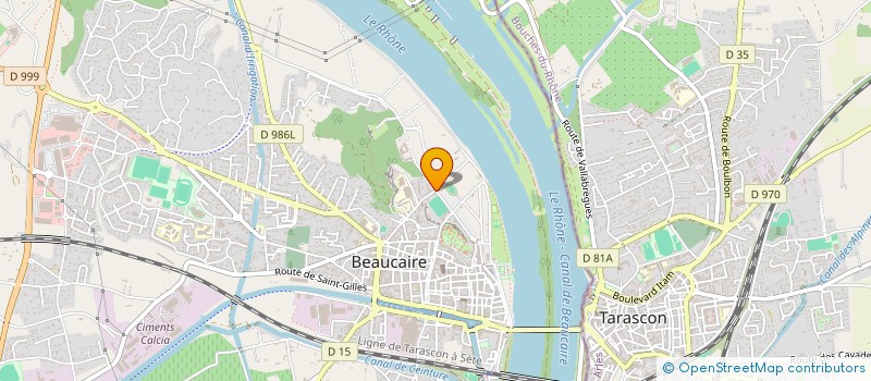 localisation de l'entreprise LA COOP DES DEUX B  BEAUCAIRE