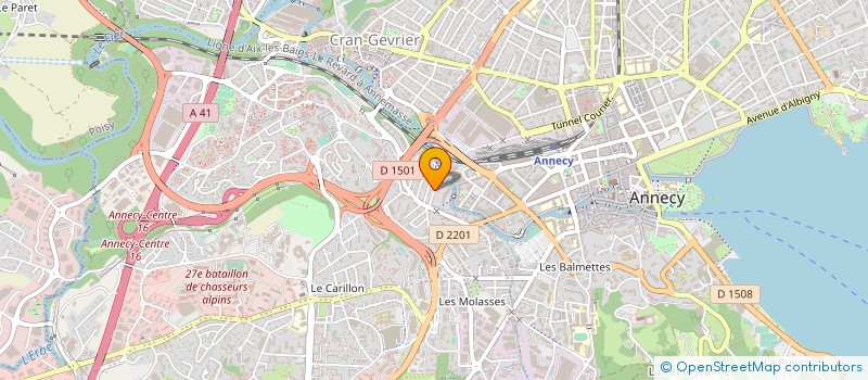 localisation de l'entreprise LA COOP DES SAVOIE ET DU PAYS DE GEX à ANNECY