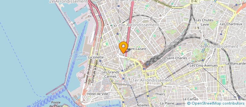localisation de l'entreprise LA COOP DES TERRITORIAUX VILLE DE MARSEILLE & COMMUNAUTE URBAINE MPM à MARSEILLE