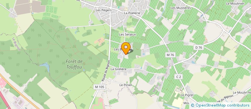 localisation de l'entreprise LA COOPA à VERTOU