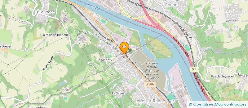 localisation de l'entreprise LA COOPERATION  GIVORS