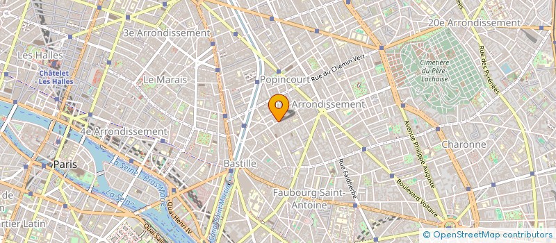 localisation de l'entreprise LA COOPERATION AGRICOLE  PARIS