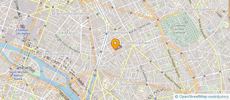 localisation de l'entreprise LA COOPERATION AGRICOLE SOLUTIONS+  PARIS