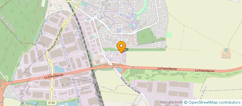 localisation de l'entreprise LA COOPERATIVE BIO D'ILE DE FRANCE  COMBS-LA-VILLE