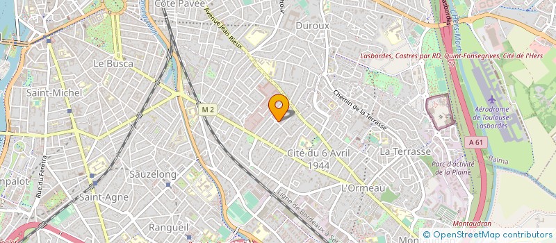 localisation de l'entreprise LA COOPERATIVE D'HABITATIONS SA COOPERATIVE D'INTERET COLLECTIF D'HABITATIONS A LOYER MODERE, SOCIETE A CAPITAL VARIABLE  TOULOUSE
