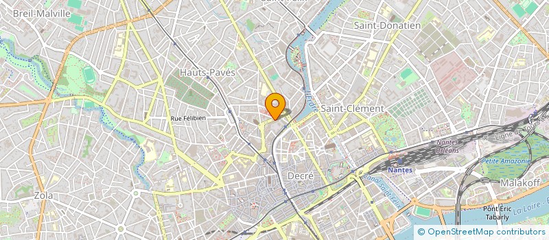 localisation de l'entreprise LA COOPERATIVE DE RADIODIFFUSION à NANTES