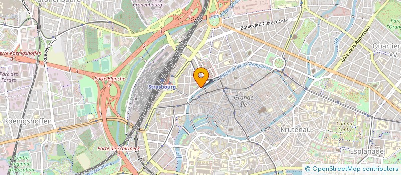 localisation de l'entreprise LA COOPERATIVE SOCIALE, ECOLOGIQUE ET CITOYENNE à STRASBOURG