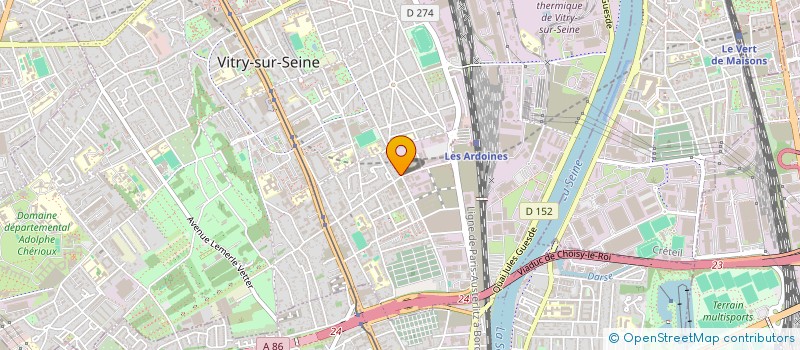 localisation de l'entreprise LA COPERTURA à VITRY-SUR-SEINE