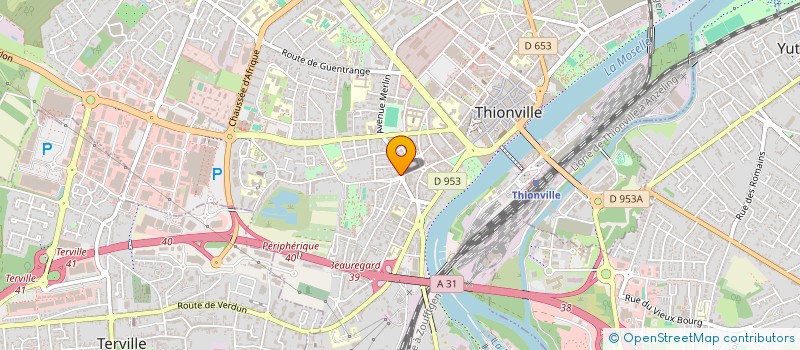 localisation de l'entreprise LA COQUAISE à THIONVILLE