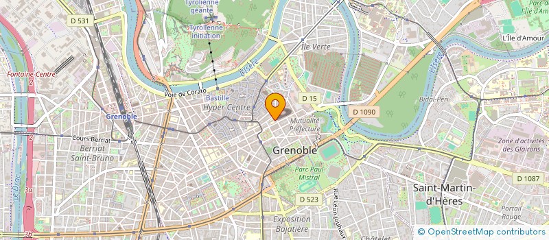 localisation de l'entreprise LA COQUE D'UNE ETOILE  GRENOBLE