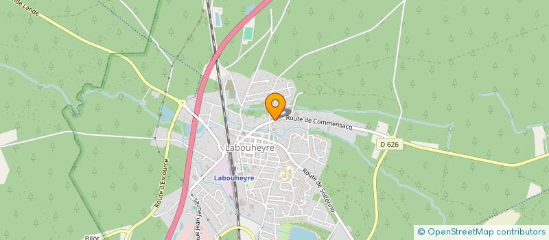 localisation de l'entreprise LA COQUE DE MARIPAS  LABOUHEYRE