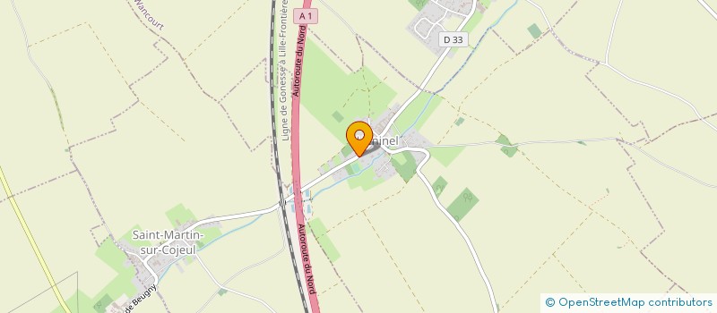 localisation de l'entreprise LA COQUELETTE  HENINEL